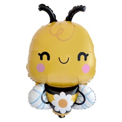 Globo Abeja sonriente Foil TG