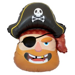 Globo Pirata cabeza foil TG