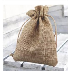 Bolsa de yute de 13*18cm natural