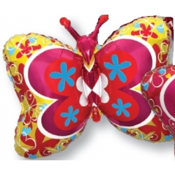 Globo mariposa foil en la categoria globos de animales para decoración