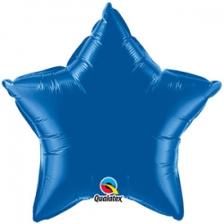 Globo Estrella de foil 9"-23cm Qualatex
