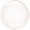 Globos redondos de plástico pastel transparente de 18"-45cm. Crystal clearz.