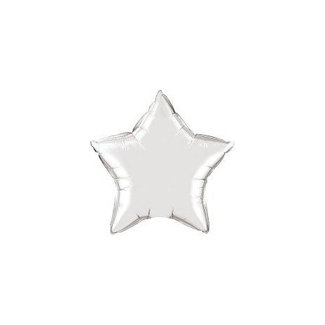 Globo Estrella de foil 9"-23cm Qualatex