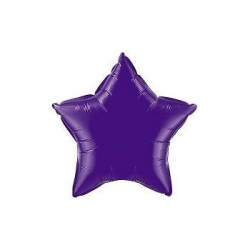 Globo Estrella de foil 9"-23cm Qualatex