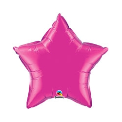 Globo Estrella de foil 9"-23cm Qualatex