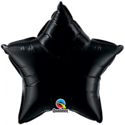 Globo Estrella de foil 9"-23cm Qualatex