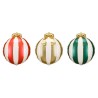 Pack 3 globos bolas Navidad Partydeco
