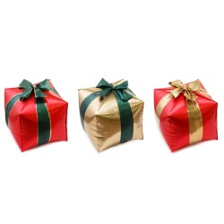 Pack 3 globos regalo Navidad Partydeco