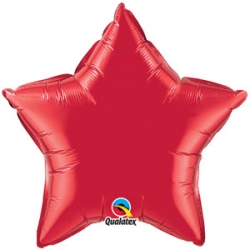 Globo Estrella de foil 20"-51cm Qualatex
