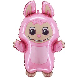 Globos conejo demonio para tus fiestas de Labubus.