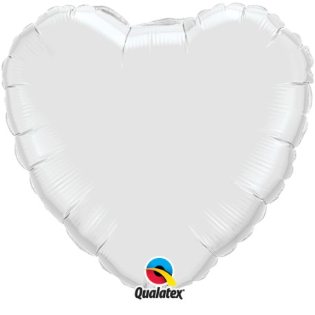 Globo corazón de foil 36"-90cm Qualatex en globos corazón para decorar