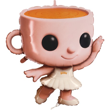 Globos BRAINROTS personaje Ballerina Cappuccina.