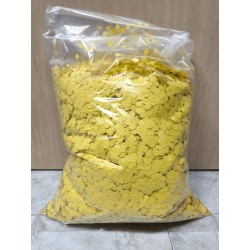 Saco de confeti económico unicolor de 5kg para cabalgatas.