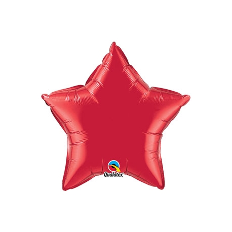 Globo estrella de foil 36"-90cm Qualatex en globos para decoración.