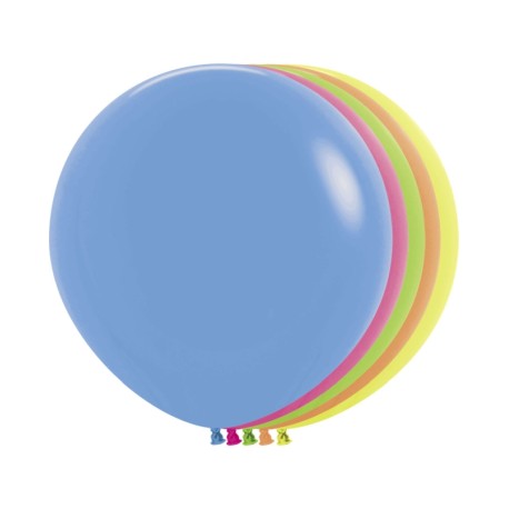 Globos gigantes 24"-60cm Neón Sempertex