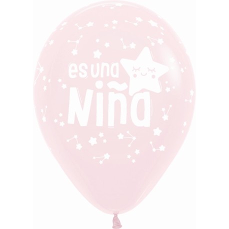 Globos Es niñ@ LETRAS 12"-30cm Sempertex