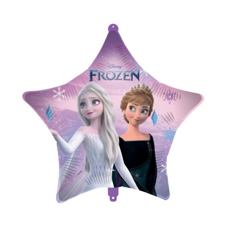 Globo Frozen estrella foil 18"-45cm
