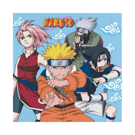 Servilletas Naruto de cartón