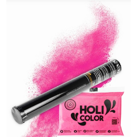 Cañón de Polvos Holi ideal para revelaciones de sexo. Azul y Rosa.