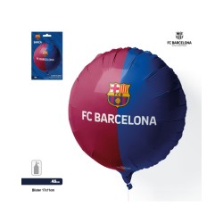 Globo FC Barcelona redondo foil para tus fiestas deportivas.