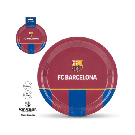 PLATOS FC BARCELONA ideales para tu fiesta Blaugrana.
