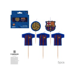 Velas FC Barcelona pack 5