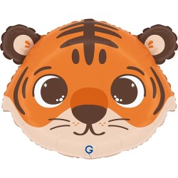 Globo Tigre cara foil Grabo