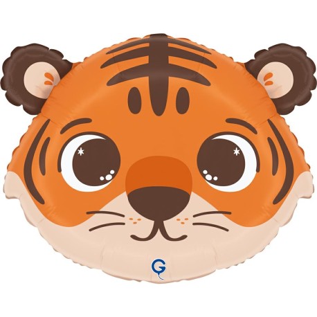 Globo Tigre cara foil Grabo