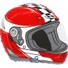 Globo Casco Moto foil Grabo