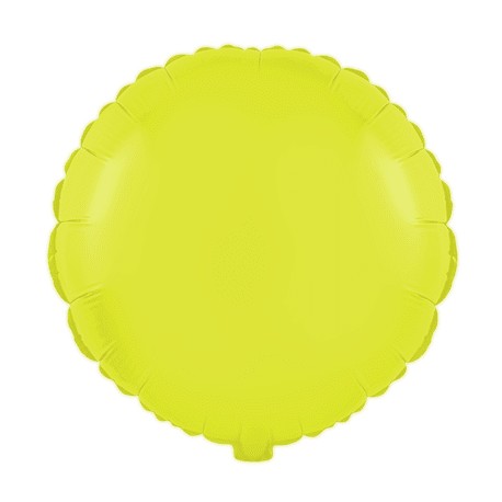 Globo Redondo de foil flúor 18"-45cm TG