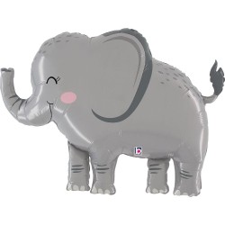Globo Elefante gris Grabo foil